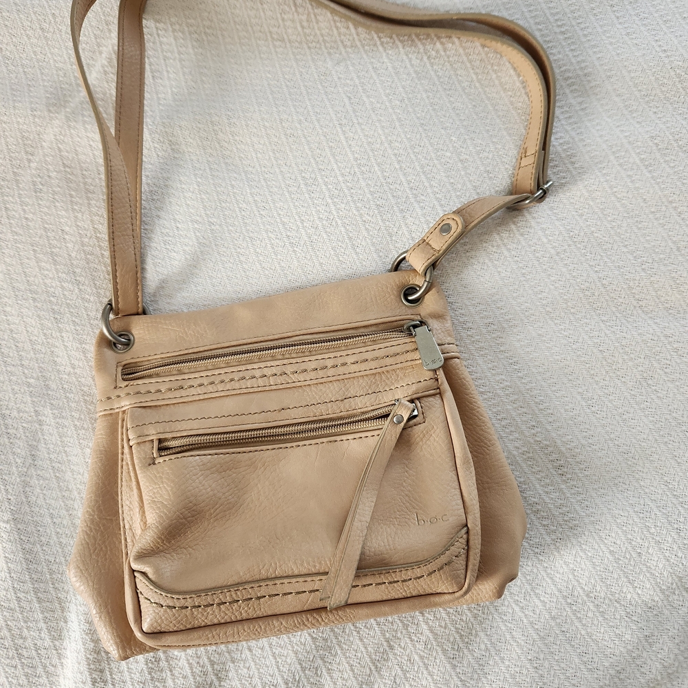 B.O.C. Tan Crossbody Bag